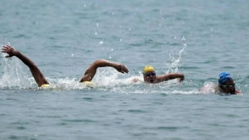 Alanya Uluslararası Açık Su Yüzme Yarışları yapıldı