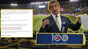 Ali Koç'un 28 Kasım'daki paylaşımı ortaya çıktı! Süper Kupa'da yaşanacakları işaret e
