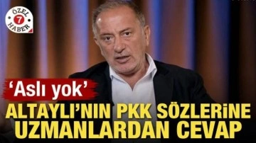 Altaylı'nın PKK sözlerine uzmanlardan cevap! 'Aslı yok'