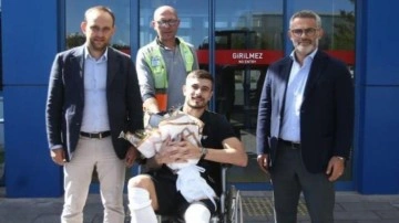Ameliyat olan Dorukhan Toköz Trabzon'a geldi