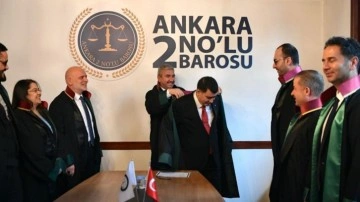 Ankara Valisi Vasip Şahin, avukatlık ruhsatnamesini aldı