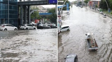 Ankara'da sokaklar denize döndü! Meteoroloji bugün için de vatandaşları uyardı