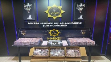 Ankara'da uyuşturucu vurgunu! 4 milyon lira değerinde uyuşturucu madde ele geçirildi