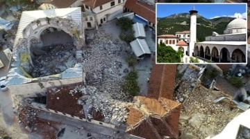 Antakya'daki 14 asırlık Habib-i Neccar Camisi depremde yıkıldı