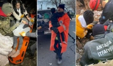 Antalya İtfaiyesi 53 kişiyi enkaz altından sağ çıkardı