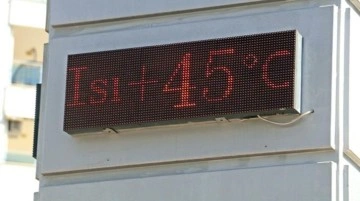 Antalya'da Afrika sıcakları! Termometreler 45 dereceyi gördü