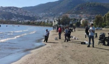 Antalya'da balık havuzu patladı iddiasını duyan sahile koştu