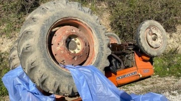 Antalya'da traktörün devrilmesi sonucu sürücü öldü!
