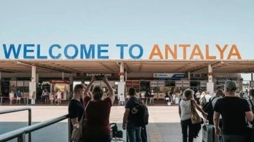 Antalya'ya 3 ayda 797 bin 920 turist geldi