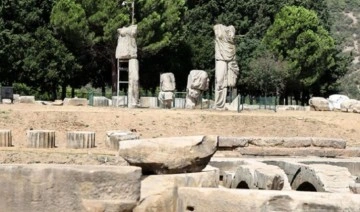 Antik Çağ'ın mitolojik dev tanrı heykelleri gerçek görüntüsüne kavuşuyor