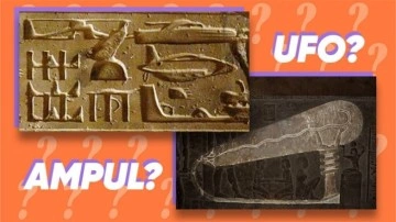 Antik Mısır Hiyerogliflerindeki UFO Gibi Şekiller Ne?