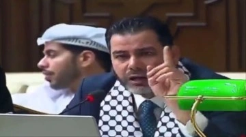Arap Parlamentosu'nda İsrail zulmüne isyan eden biri var: Silahları Gazze'ye naklederiz