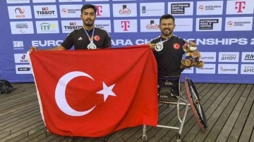 Avrupa Paralimpik Şampiyonası'nda Uğur Altınel ve Ahmet Kaplan'dan gümüş madalya!