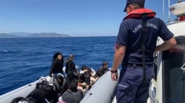 Aydın’da 17'si çocuk 31 düzensiz göçmen kurtarıldı