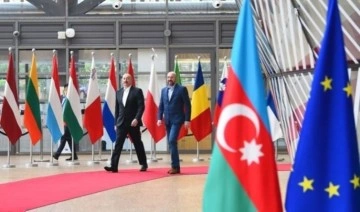 Azerbaycan Cumhurbaşkanı Aliyev, AB Konseyi Başkanı Charles Michel ile görüştü