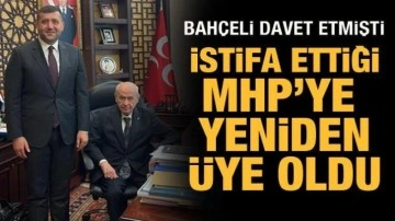 Bahçeli davet etmişti: Baki Ersoy yeniden MHP'ye üye oldu
