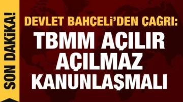 Bahçeli'den seçim açıklaması: Biz hazırız, adayımız Recep Tayyip Erdoğan