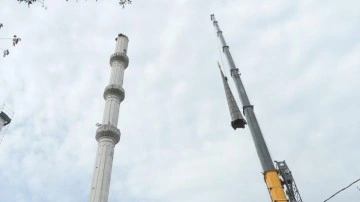 Bahçelievler'de 85 metrelik minareler deprem riski nedeniyle kısaltıldı