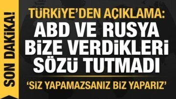 Bakan Çavuşoğlu: Siz teröristleri kovamıyorsanız, biz yaparız