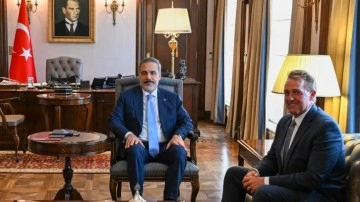Bakan Fidan ABD Ankara Büyükelçisi Jeffry Flake ile görüştü