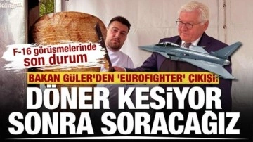 Bakan Güler'den 'Eurofighter' çıkışı: Almanya Cumhurbaşkanı döner kesiyor, sonra sora