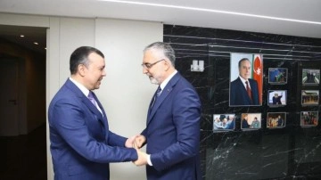 Bakan Işıkhan, Azerbaycanlı mevkidaşı Babayev ile görüştü