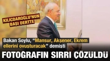 Bakan Soylu'nun paylaştığı Kılıçdaroğlu ile ilgili esrarengiz fotoğrafın gizemi çözüldü
