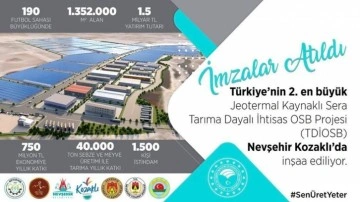 Bakan Vahit Kirişçi duyurdu: Türkiye'nin ikinci büyüğü Nevşehir'e kuruluyor