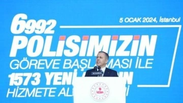 Bakan Yerlikaya İstanbul Emniyeti'ne personel-araç katılım töreninde konuştu