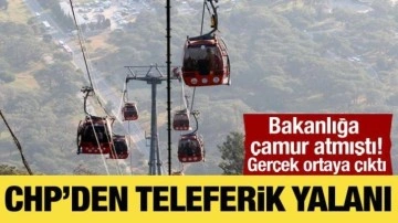 Bakanlıktan CHP'li Yavuzyılmaz'ın teleferik iddialarına yalanlama