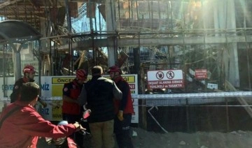 Balıkesir'de apartman inşaatında çökme: 5 işçi yaralı