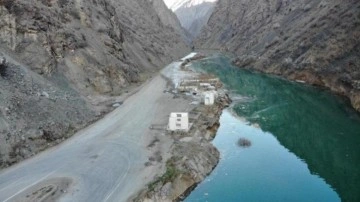 Baraj suyu Yusufeli'ne yaklaştı: Son bin metre