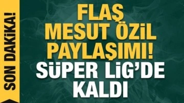 Başakşehir'den heyecanlandıran Mesut Özil paylaşımı!