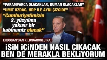 Cumhurbaşkanı Erdoğan: Kılıçdaroğlu işin içinden nasıl çıkacak merak ediyorum?