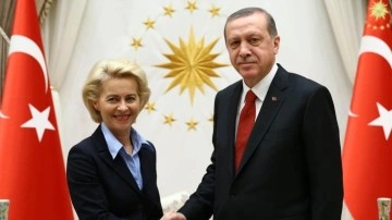 Cumhurbaşkanı Erdoğan Ursula von der Leyen ile görüştü! AB'ye açık çağrı!