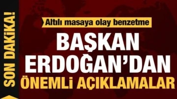 Cumhurbaşkanı Erdoğan'dan altılı masaya "Kırk takla atan mandacı" benzetmesi