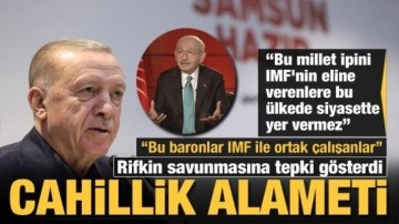 Başkan Erdoğan'dan Klılıçdaroğlu'na IMF tepkisi: Bu baronlar ortak çalışıyor