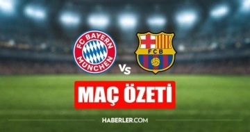 Bayern Münih - Barcelona maç özeti! Bayern Münih - Barcelona maç özeti izle (VİDEO)