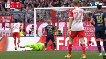 Bayern Münih rakibine acımadı gol olup yağdı