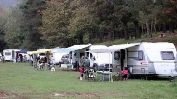 Bayram tatili çadır ve karavan turizmine yaradı