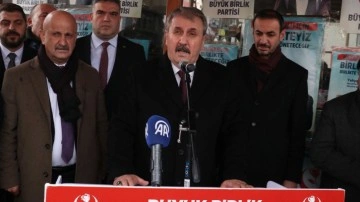 BBP Genel Başkanı Mustafa Destici'den AYM açıklaması