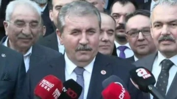 BBP lideri Mustafa Destici: Herkes kendi listesi ile seçime girecek