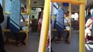 Belediye otobüsünde büyük rezillik! Erkek yolcu, kadınlara bakarak kendini tatmin etti