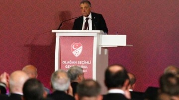 Beşiktaş Başkanı Ahmet Nur Çebi, TFF Genel Kurulu'nda konuştu