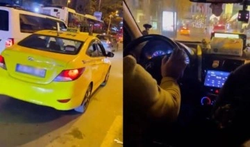 Beşiktaş'ta turistlerden fazla para isteyen taksici, polis çağrılınca kaçtı