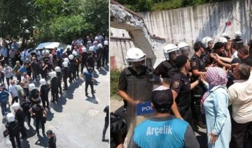 Beykoz'da 'kentsel dönüşüm' gerginliği: Polis havaya ateş açtı