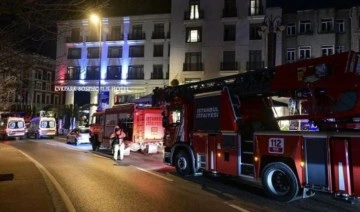 Beyoğlu'nda ünlü otelde yangın paniği!