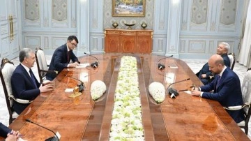 Bilal Erdoğan, Özbekistan Cumhurbaşkanı ile görüştü