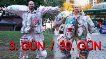 Bir Adam, 30 Gün Boyunca Kendi Çöpünü Giydi