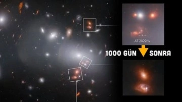 Bir Galaksi, 3 Farklı Zamanda Aynı Anda Görüntülendi